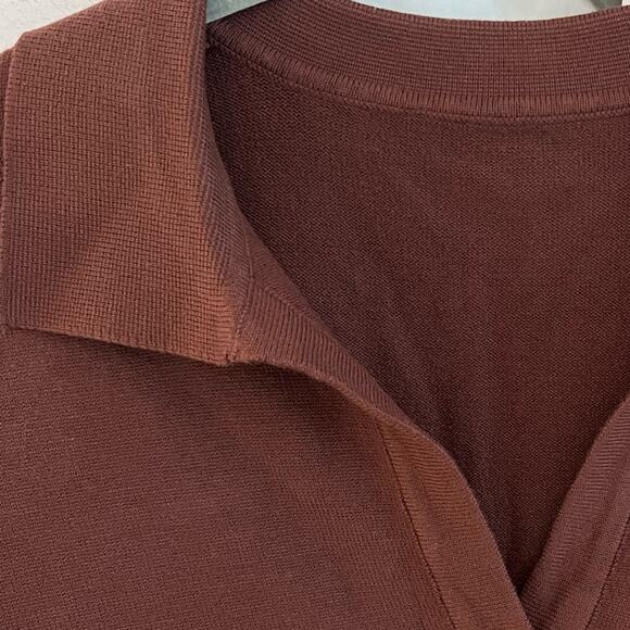 NWT REVOLVE & ANTHROPOLOGIE lovers COMMENSE collared sweater oversized XS - Picture 6 of 13